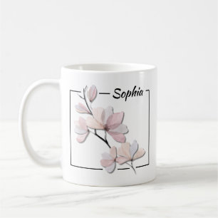 Aquarelle personnalisée Magnolia Coffee Mug