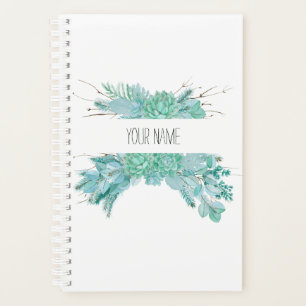 Aquarelle personnalisée Succulents
