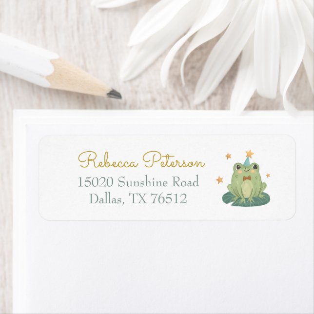 Aquarelle Petit champignon avec étiquette de greno (En situation)