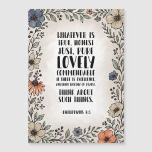 Aquarelle Philippiens 4:8