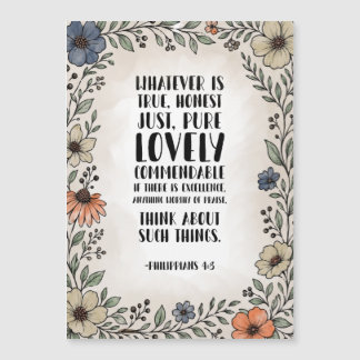 Aquarelle Philippiens 4:8