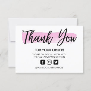 Aquarelle Pinceau Merci