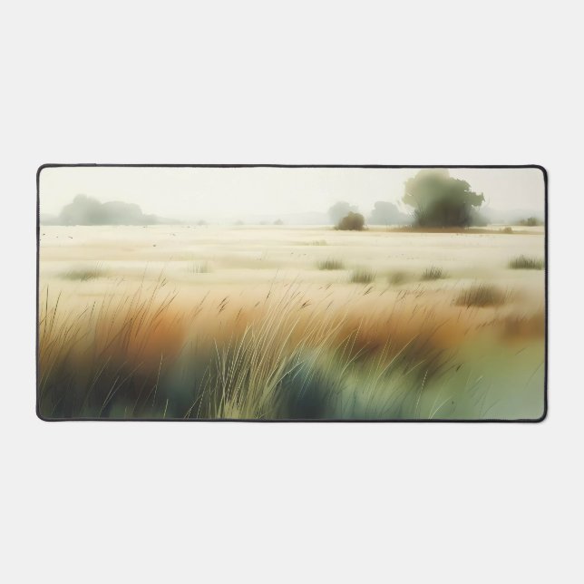 Aquarelle plaine herbeuse (Recto)