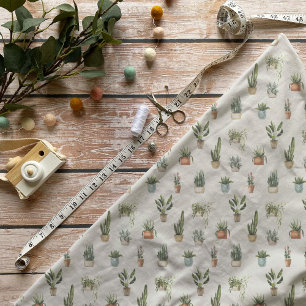 Aquarelle Plante pointillée tissu Motif