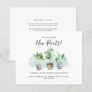 Aquarelle Plantes Nouvelles racines Moteur Faire-p