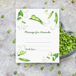 Aquarelle Pois message de la capsule de temps d'an