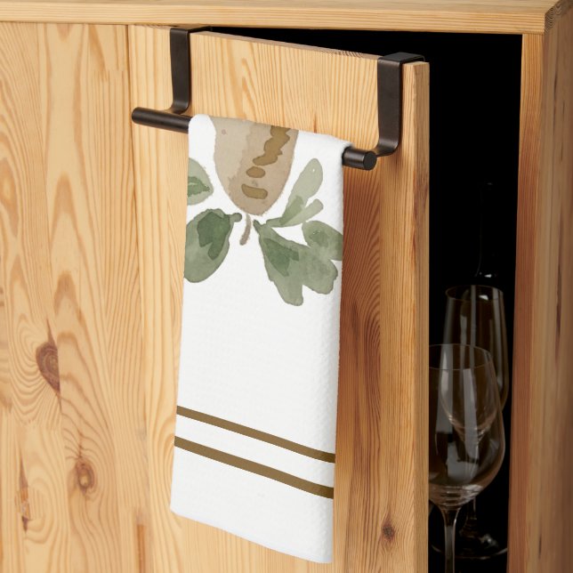 Aquarelle Porte Serviettes de cuisine (Pliage en tiers)