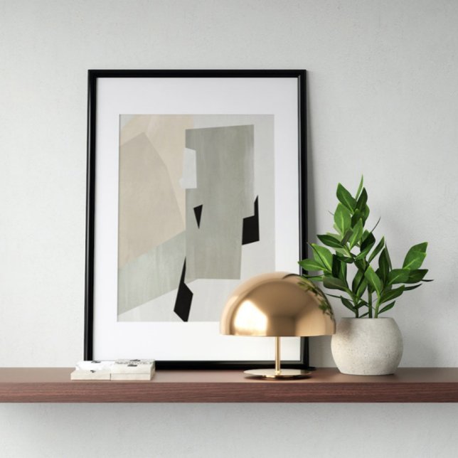 Aquarelle poster Abstrait Art moderne géométrique (Créateur téléchargé)