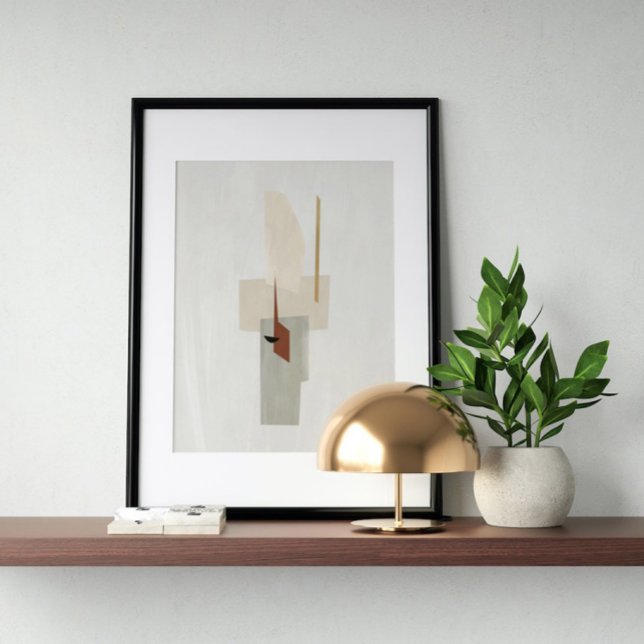 Aquarelle poster Abstrait Art moderne géométrique (Créateur téléchargé)