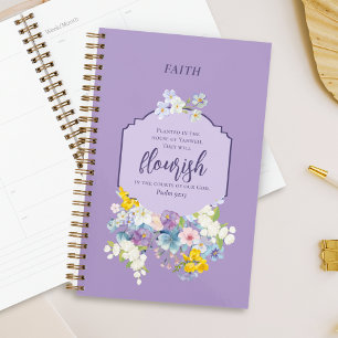 Aquarelle Printemps Floral Bible Verse Personnalis