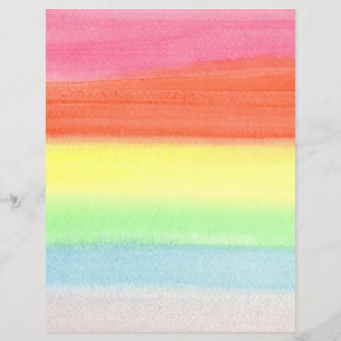 Aquarelle Rainbow Blages papier à retouche