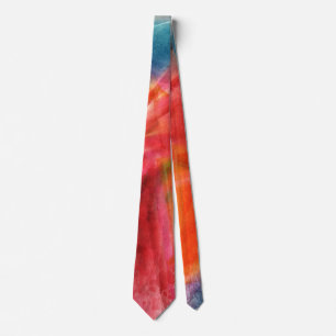 Aquarelle Rainbow Cravate