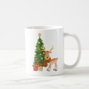 Aquarelle Reindeer Baby Mug