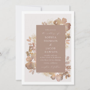 Aquarelle Romance Invitation