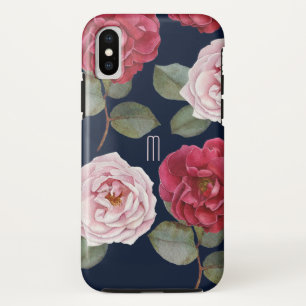 Aquarelle Rose Apple Tough iPhone X Coque