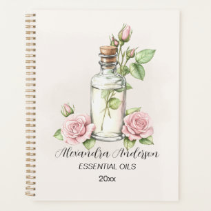 Aquarelle Rose Aromathérapie Florale Huiles essent