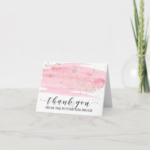 Aquarelle rose Blush & Gold Future Mme Merci