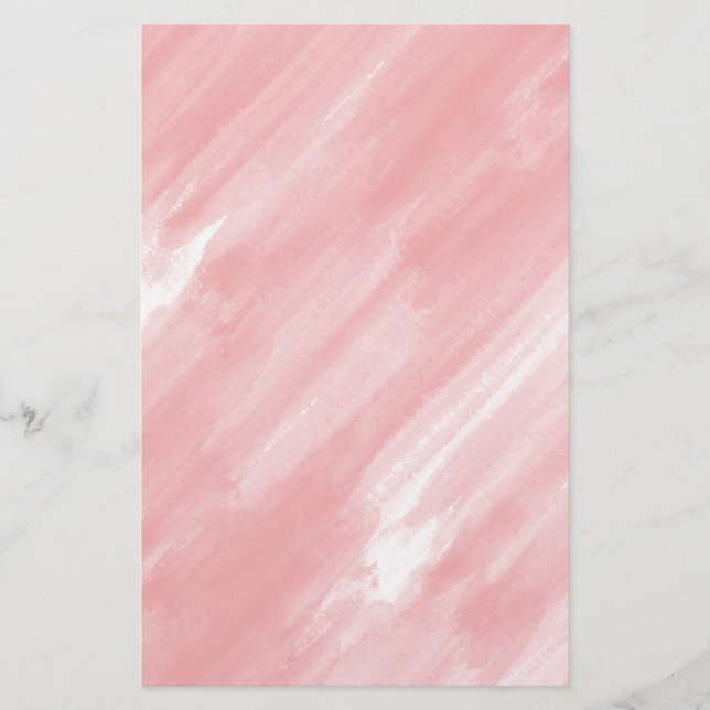 Aquarelle rose corail Aquarelle Papier papier enve (Devant)