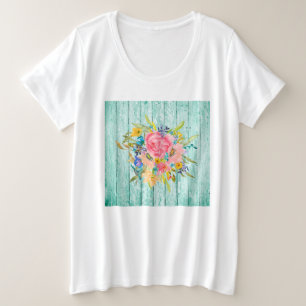 Aquarelle Rose Floral Spray sur Chippy Aqua