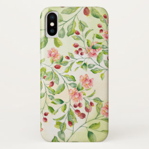Aquarelle Rose Garden Vines iPhone / coque ipad