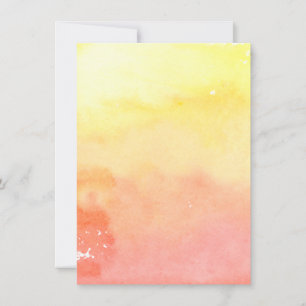 Aquarelle rose jaune orange Aquarelle Art Peint