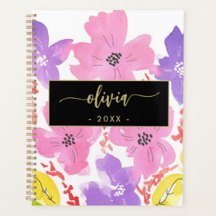 Aquarelle rose moderne chic Floral 2025