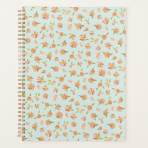 Aquarelle rose pâle Motif Floral Mint
