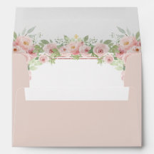 Aquarelle rose pâle Parties scintillant florale Qu