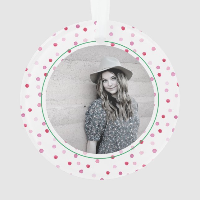 Aquarelle rose Pois NOM PHOTO Sweet Preppy (dos)