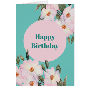 Aquarelle rose Roses Ballerina Botanique Anniversa