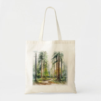 Aquarelle Sac fourre-tout de séquoia