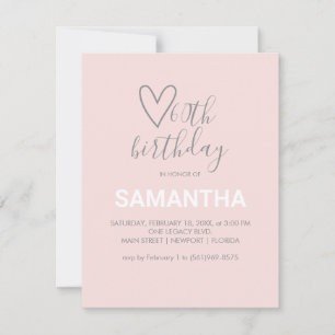 Aquarelle Saint Valentin 60e fête d'anniversaire