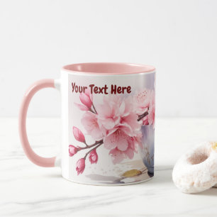 Aquarelle Sakura Cherry Blossom Mug