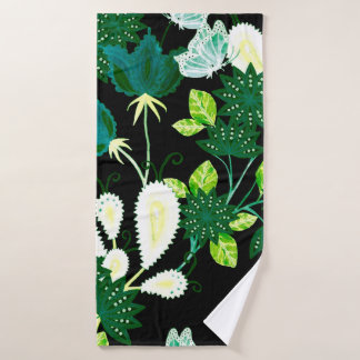 Aquarelle sans couture motif avec fleurs d'imagina