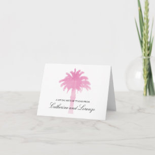 Aquarelle Serene Palm Tree Merci