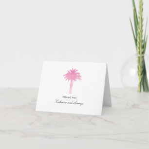 Aquarelle Serene Palm Tree Merci