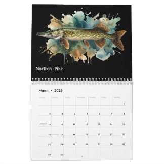 Aquarelle série : Calendrier Fish Aura 3