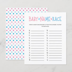 Aquarelle Sexe Révéler Nom du bébé Race Jeu