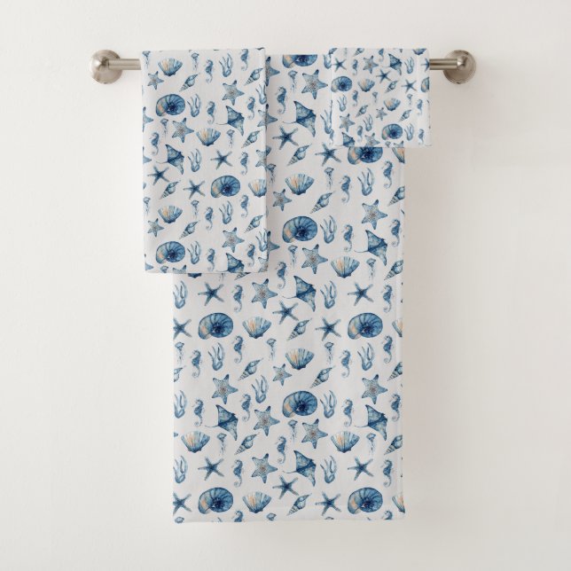Aquarelle sous le Motif de mer (En situation)