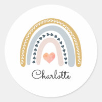 Aquarelle Sticker pour enfant arc-en-ciel