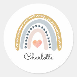Aquarelle Sticker pour enfant arc-en-ciel