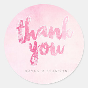 Aquarelle - Stickers Mariage - Rose MARIAGE