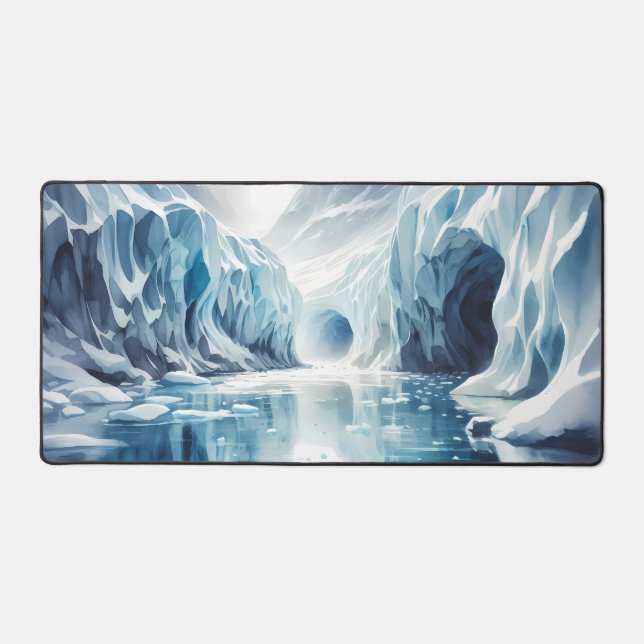 Aquarelle Superbes grottes de glace (Recto)