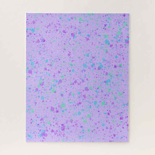 Aquarelle sur Puzzle pourpre (Vertical)