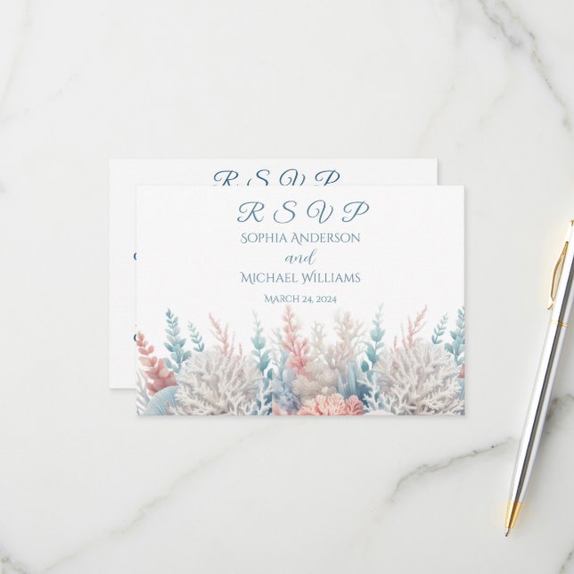 Aquarelle Tropical Bliss RSVP (Devant/Arrière en situation)