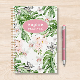Aquarelle tropicale personnalisée Floral Girl