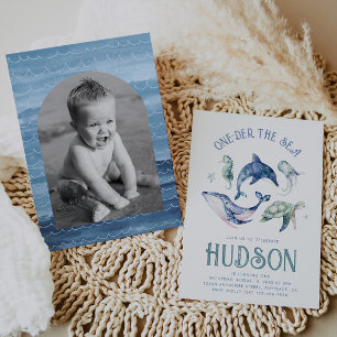 Aquarelle Un der la mer Invitation