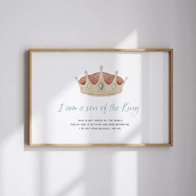 Aquarelle un fils de Dieu avec affiche de la couro (Créateur téléchargé)