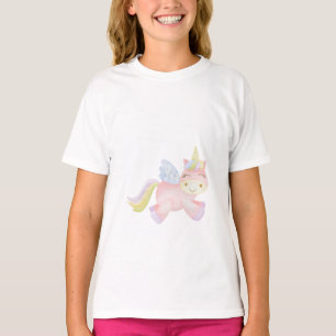 Aquarelle Unicorn T-shirt enfant