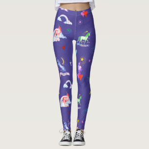 Aquarelle Unicornes Leggings